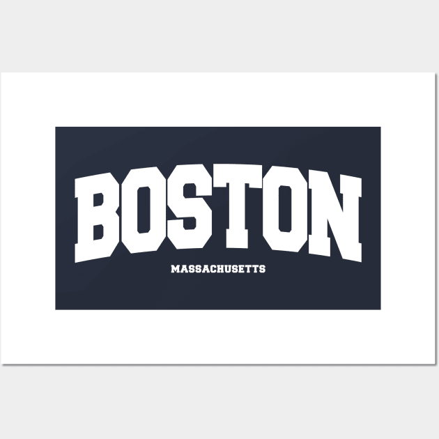 BOSTON Massachusetts V.4 Wall Art by Aspita